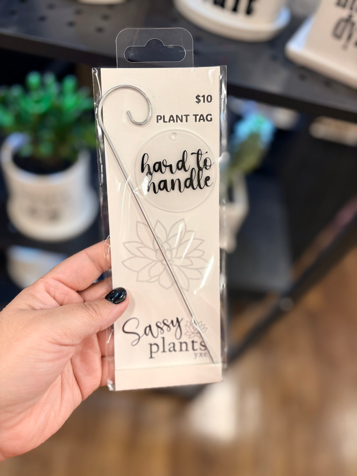 Sassy Plants - Planter Tags