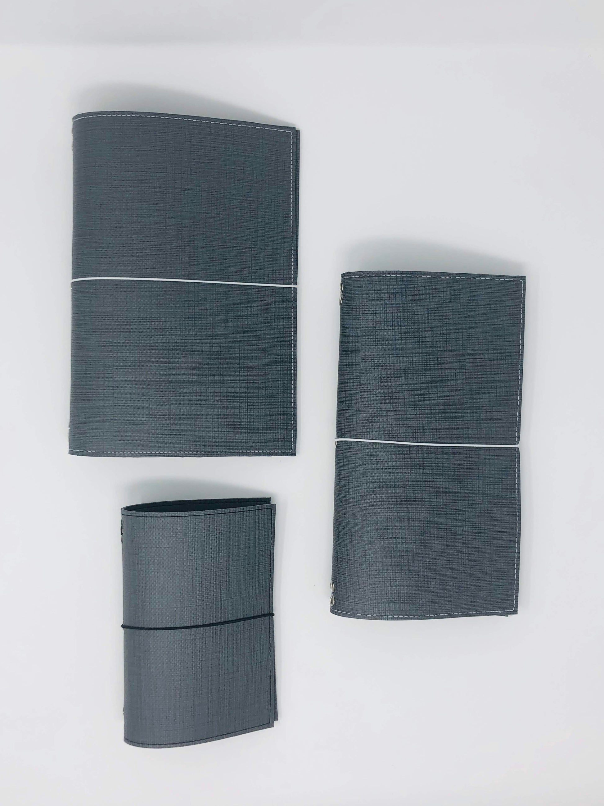 Grey Weave Canvas- Traveler's Notebook Cover image 0