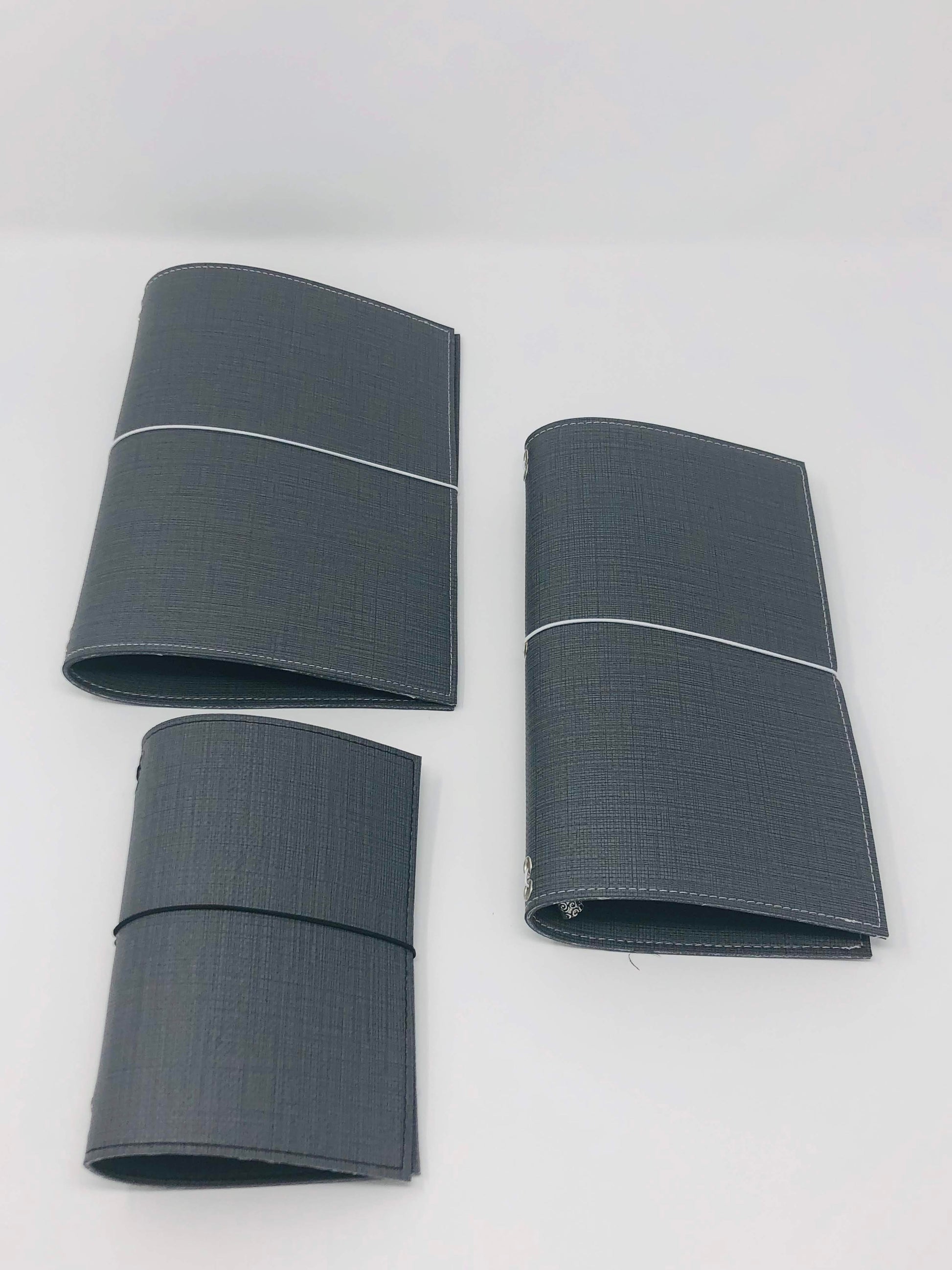 Grey Weave Canvas- Traveler's Notebook Cover image 1