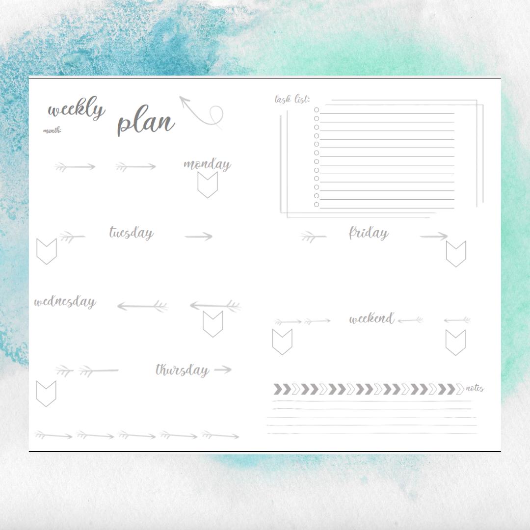 Weekly Planner - Traveler's Notebook Insert image 0