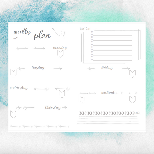 Weekly Planner - Traveler's Notebook Insert image 0